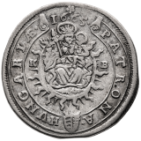 Stříbrná mince XV. Krejcar 1665 - Kremnica - Leopold I.