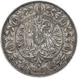 Stříbrná mince 5 Korun 1900