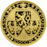 Zlatá mince 10.000 Kč Nové Město Pražské 1998 - 1999 proof