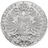 Stříbrný Levántský Tolar - Marie Terezie 1780 - novoražba