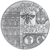 Pamětní stříbrná mince 200 Kč - Založení české spořitelny Böhmische Sparkasse 2025 běžná kvalita