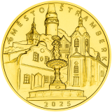 Zlatá mince 5000 Kč 2025 Město Štramberk běžná kvalita