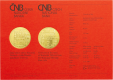 Zlatá mince 5000 Kč 2024 Město Moravská Třebová - certifikát