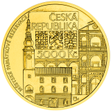 Zlatá mince 5000 Kč 2024 Město Moravská Třebová běžná kvalita