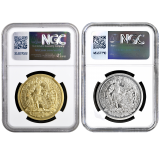 Zlatá a stříbrná medaile 1893/2024 – Střelecká společnost Opava (Troppau) – NGC MS 69