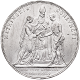 Stříbrná mince Tolar 1854 Svatba Františka Josefa I. s Alžbětou Bavorskou