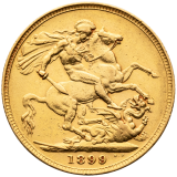 Zlatá mince Gold Sovereign 1899 – Victoria