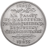 Stříbrná medaile k 85. narozeninám T.G. Masaryka - 1935 - 60 mm