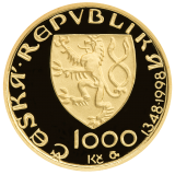 1.000 Kč Karel IV. Založení Karlštejna 1998 - 1999