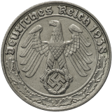 50 Reichspfennig 1938 F