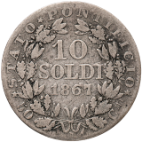 10 Soldi 1867 Pius IX.