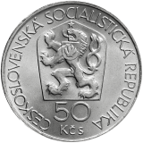 50 Kčs Šestistépadesáté výročí mincovny v Kremnici 1978