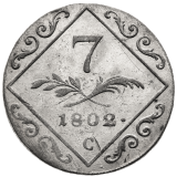 7 Krejcar 1802 C