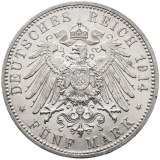 5 Marka 1914 D - Ludwig III.