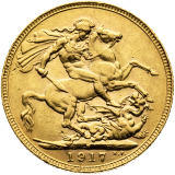Gold Sovereign 1917 - George V.