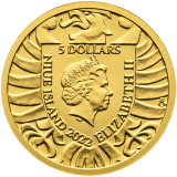 Zlatá investiční mince Český lev 1/25 Oz 2022