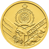 Zlatá investiční mince Český lev 1/25 Oz 2023