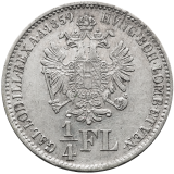 1/4 Zlatník 1859 B